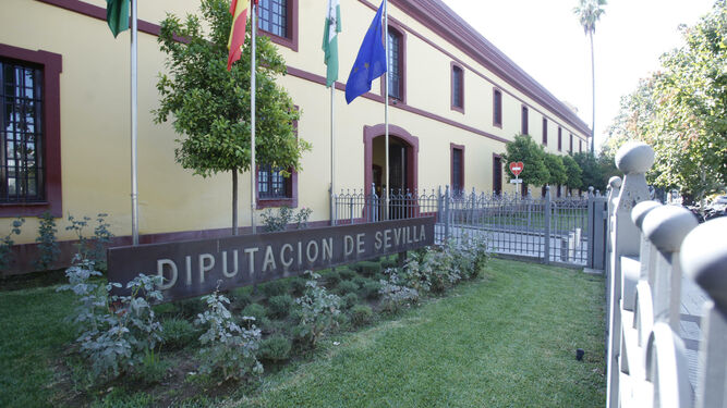 La sede central de la Diputación Provincial de Sevilla.