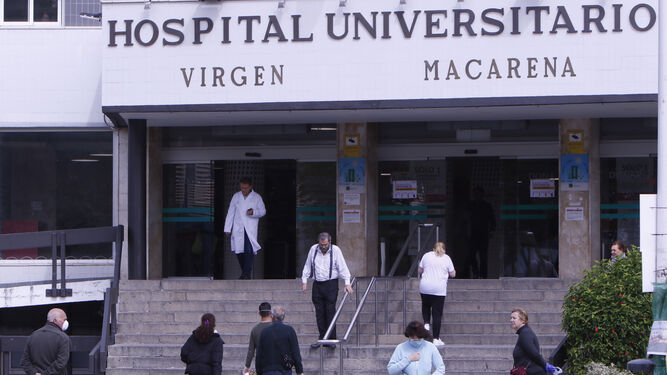 El Hospital Macarena, donde falleció Rafael Estévez