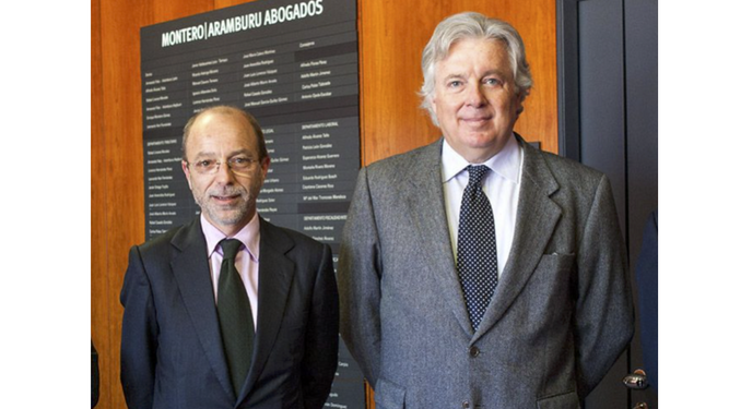 Enrique Montero Gómez (izquierda) y Armando Fernández-Aramburu Hepburn